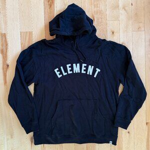 Men's black Element Hoodie, NEW STRAITS TIMES